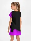 Детское платье / Джоджо fuck фиолетовый