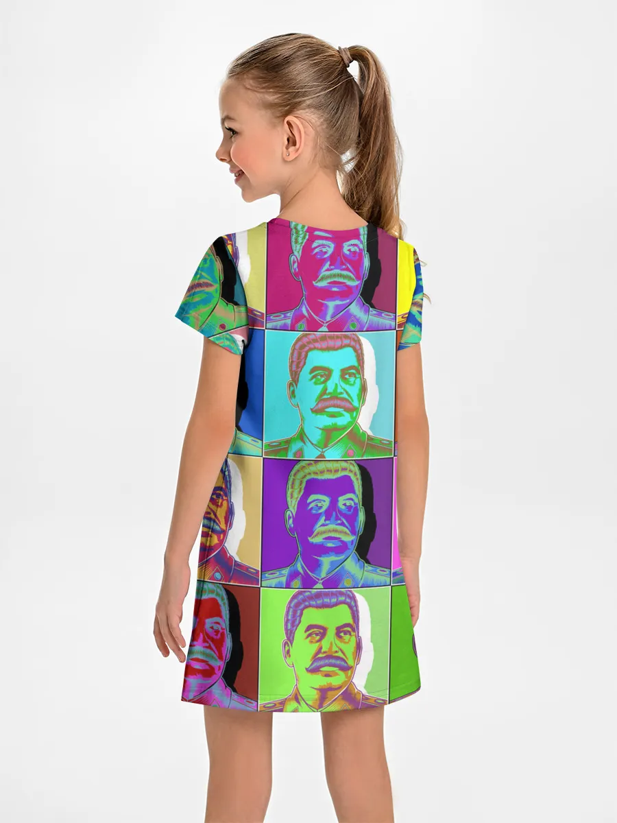 Детское платье / Stalin pop-art