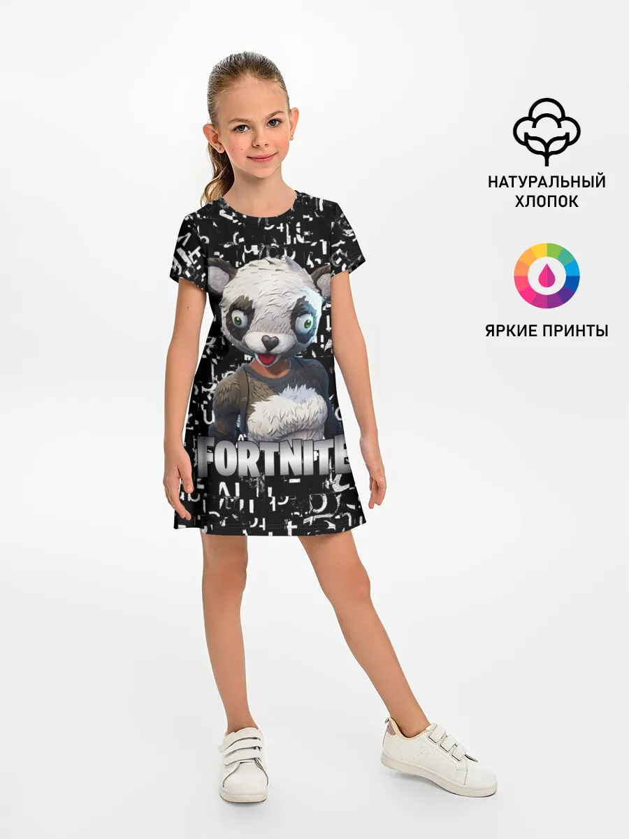Детское платье / Fortnite | Panda