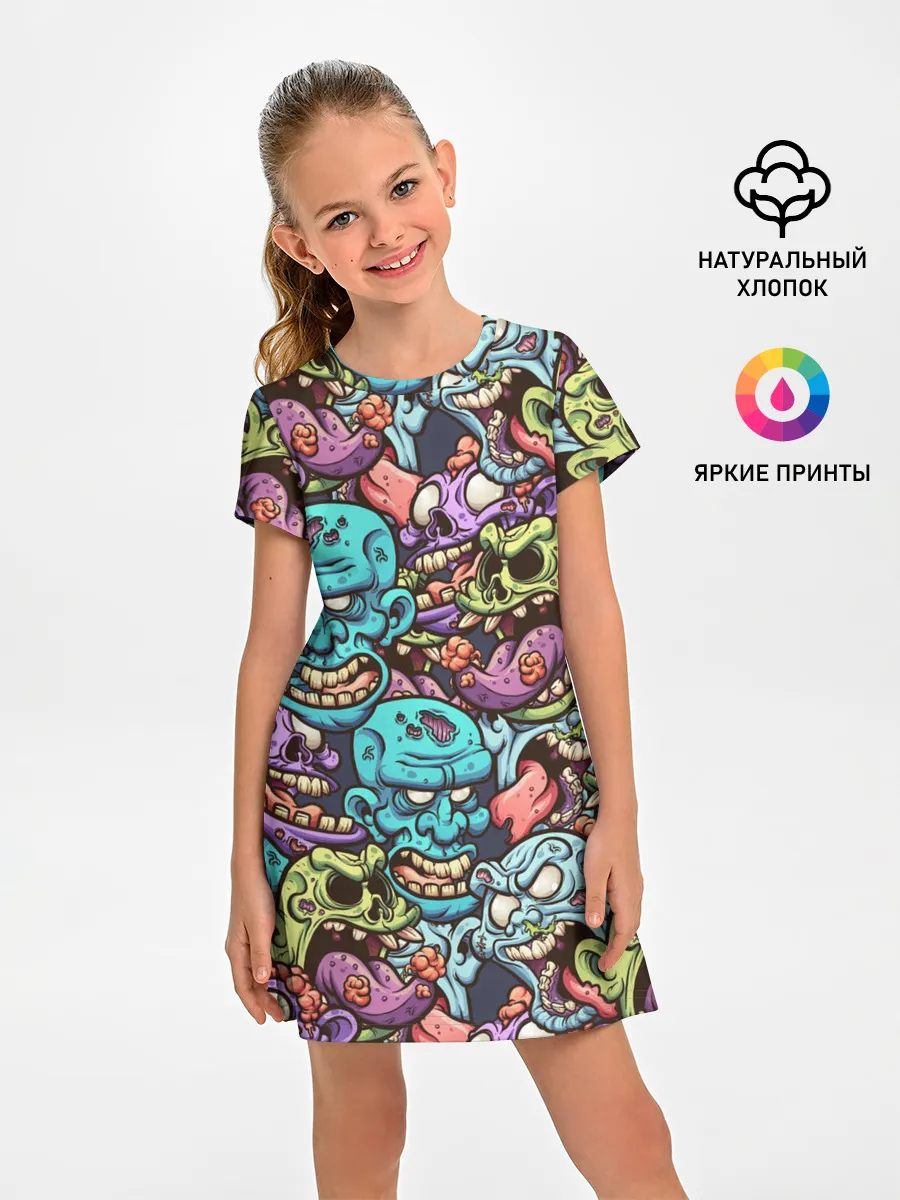 Детское платье / Зомби Паттерн