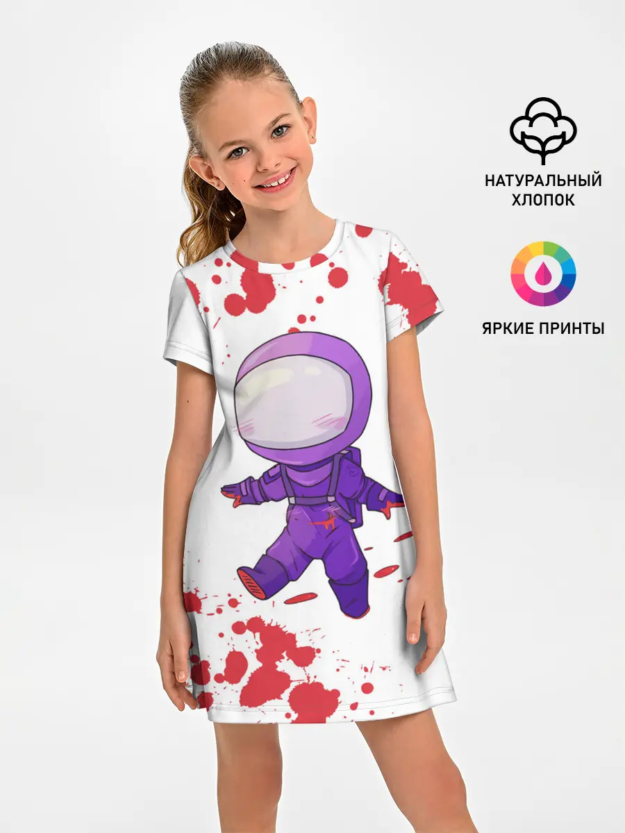 Детское платье / AMONG US - Импостор Покушал