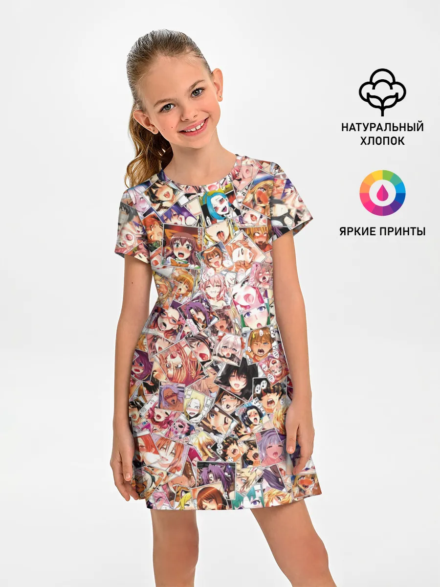 Детское платье / Яркий паттерн АХЕГАО