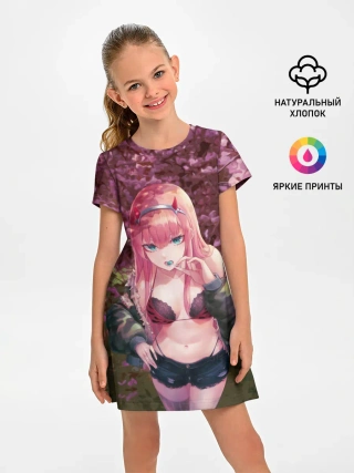 Детское платье / Zero Two Сад сакуры