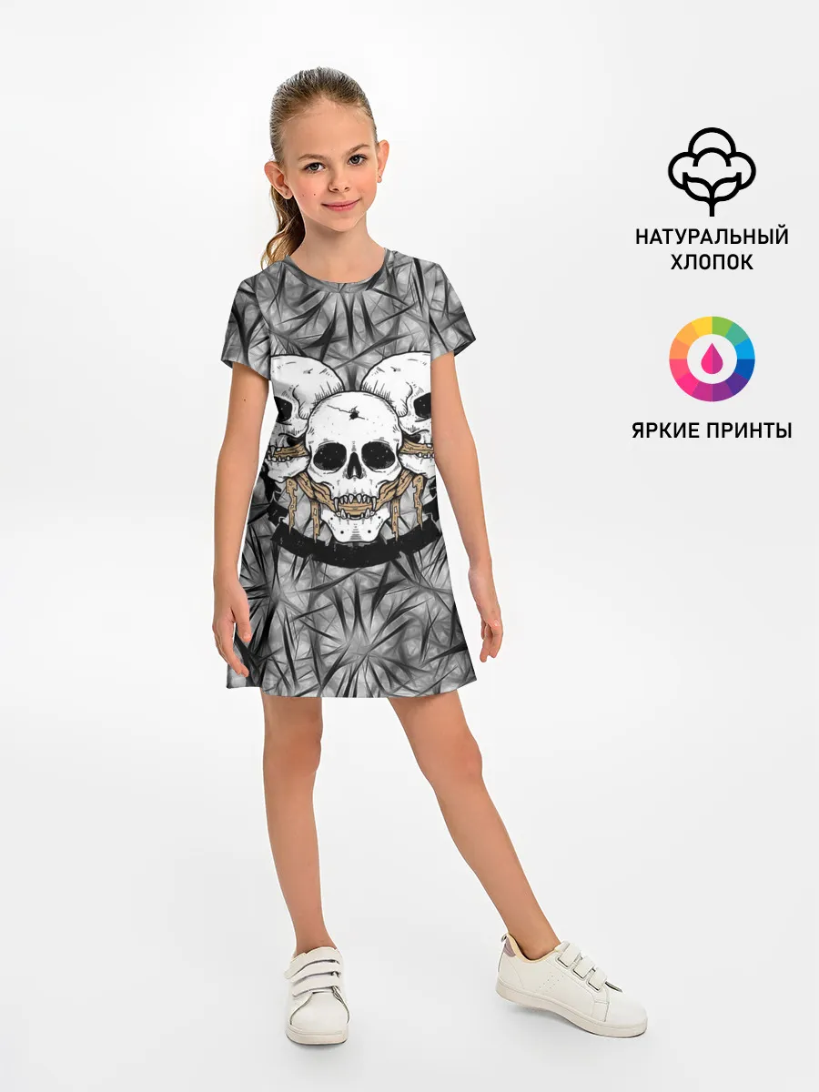 Детское платье / Черепа
