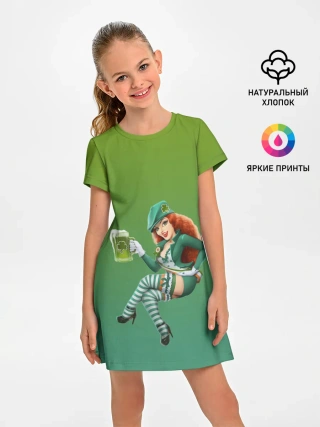 Детское платье / девушка вечеринка на Патрика