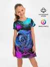 Детское платье / Неоновый череп