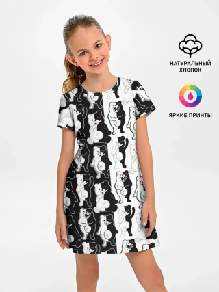 Детское платье / MONOKUMA / МОНОКУМА ПАТТЕРН