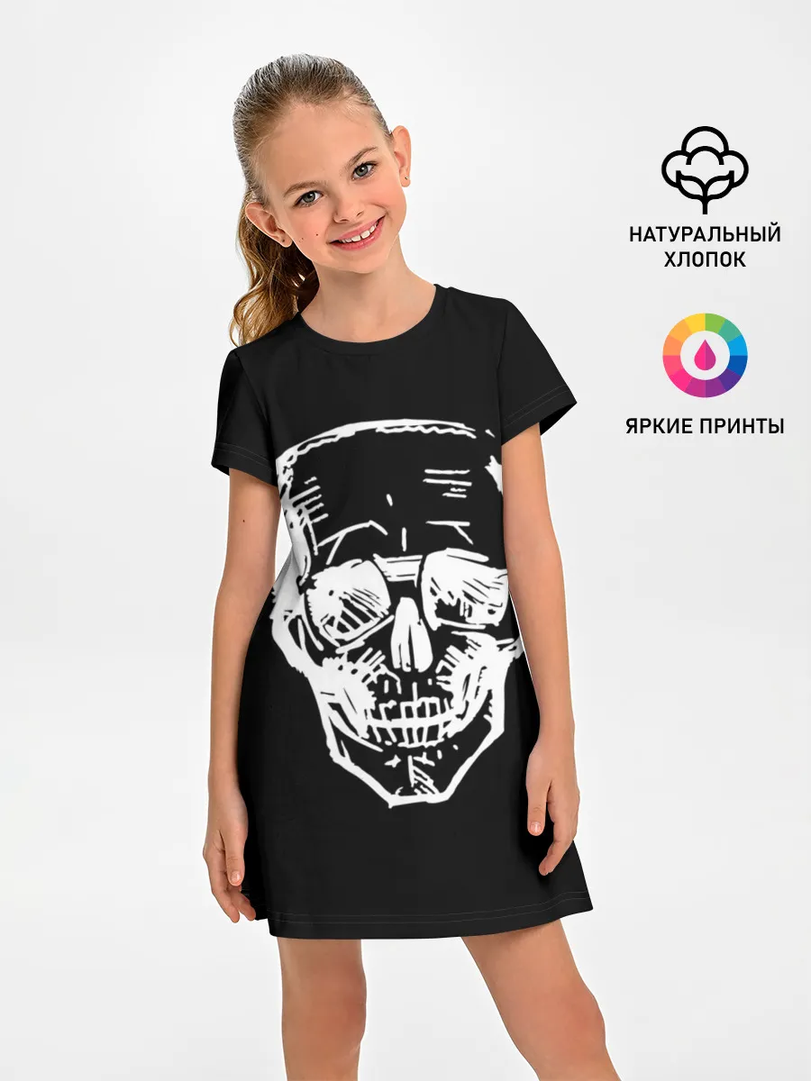 Детское платье / Скетч Черепа