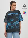 Женская футболка оверсайз / Detroit: Become Human