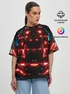 Женская футболка оверсайз / Neon Lights
