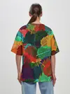 Женская футболка оверсайз / Abstract Autumn Leaves