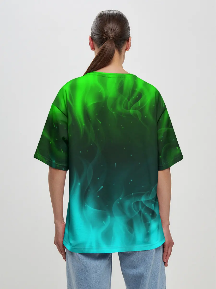 Женская футболка оверсайз / Minecraft | Майнкрафт