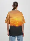 Женская футболка оверсайз / Закат