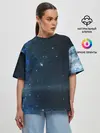 Женская футболка оверсайз / Космос