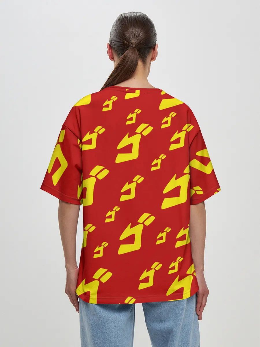 Женская футболка оверсайз / JoJo Bizarre Adventure