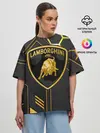 Женская футболка оверсайз / Lamborghini