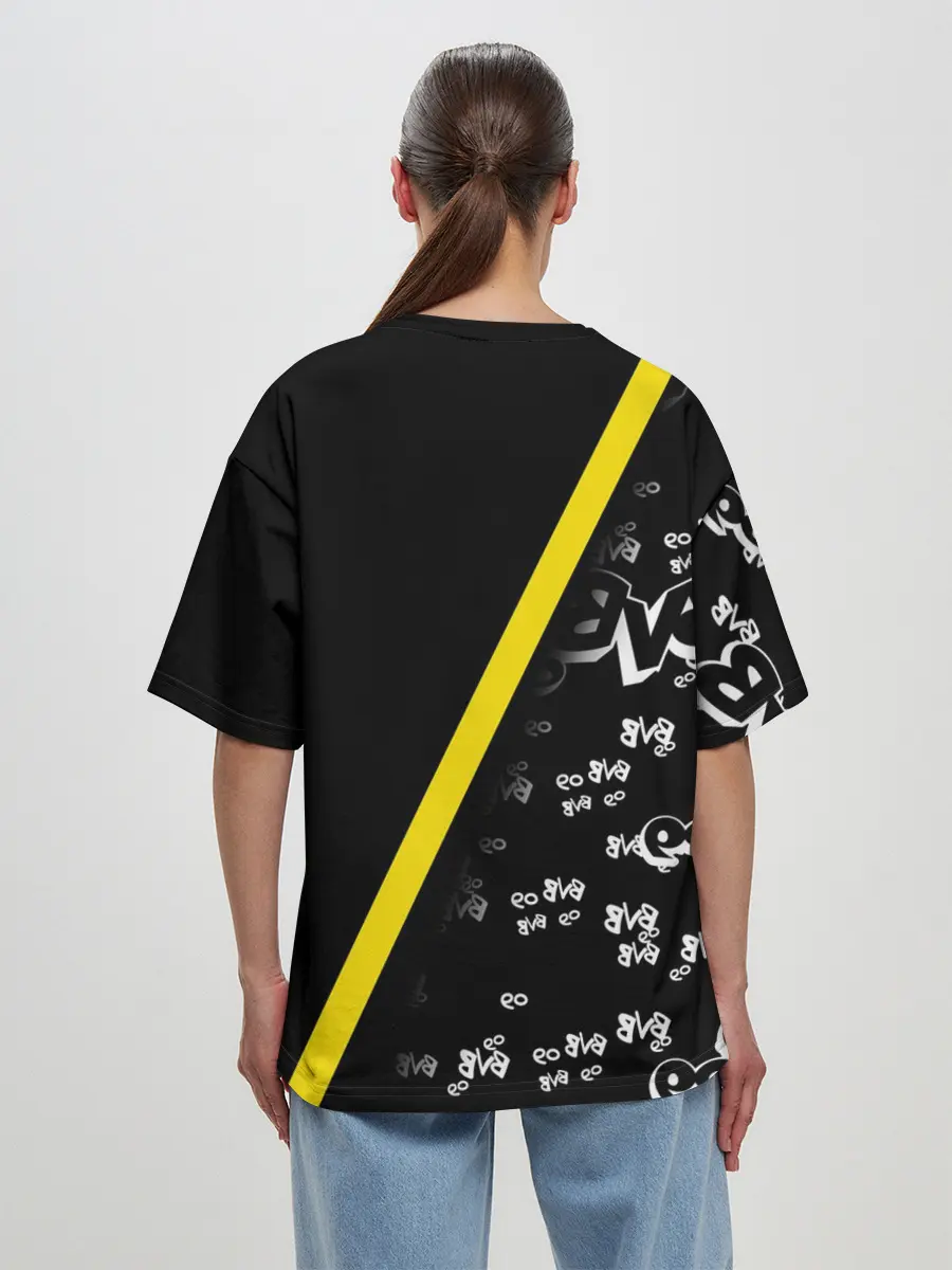 Женская футболка оверсайз / Dortmund 2020/2021 ФОРМА