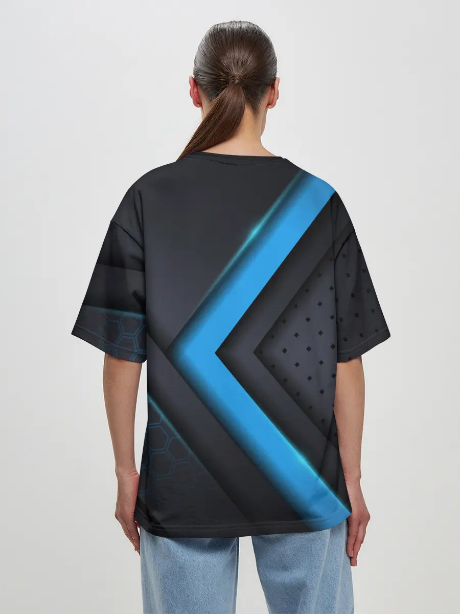 Женская футболка оверсайз / Lamborghini