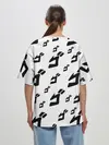 Женская футболка оверсайз / JOJO PATTERN BW