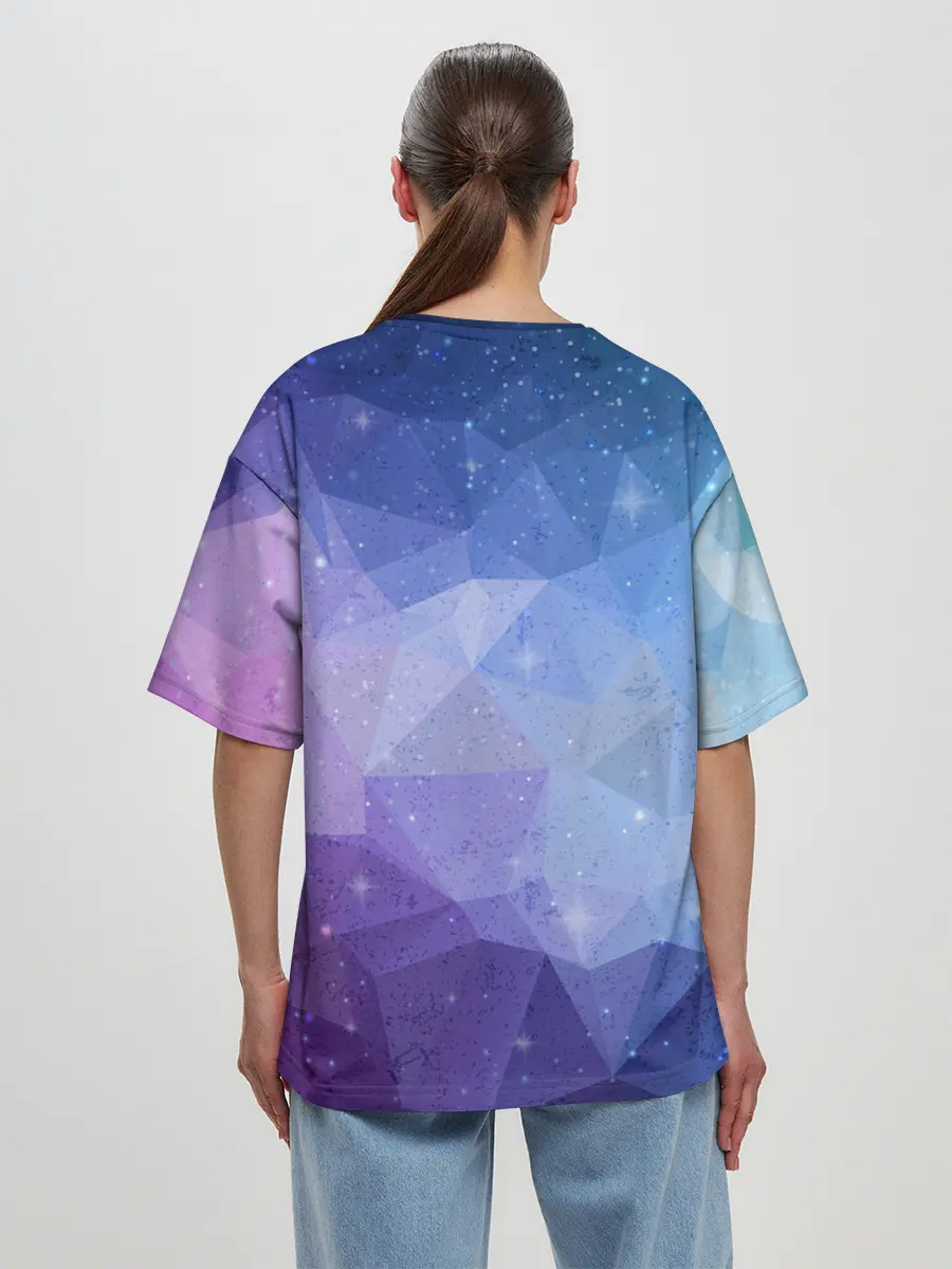 Женская футболка оверсайз / ПОЛИСКЕЙП