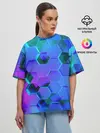 Женская футболка оверсайз / Geometry