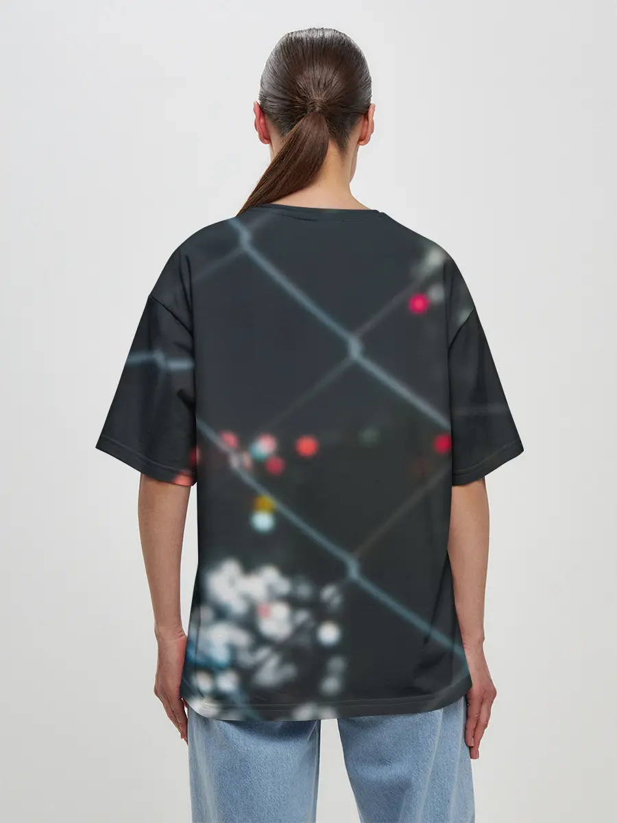 Женская футболка оверсайз / Танджиро Камадо