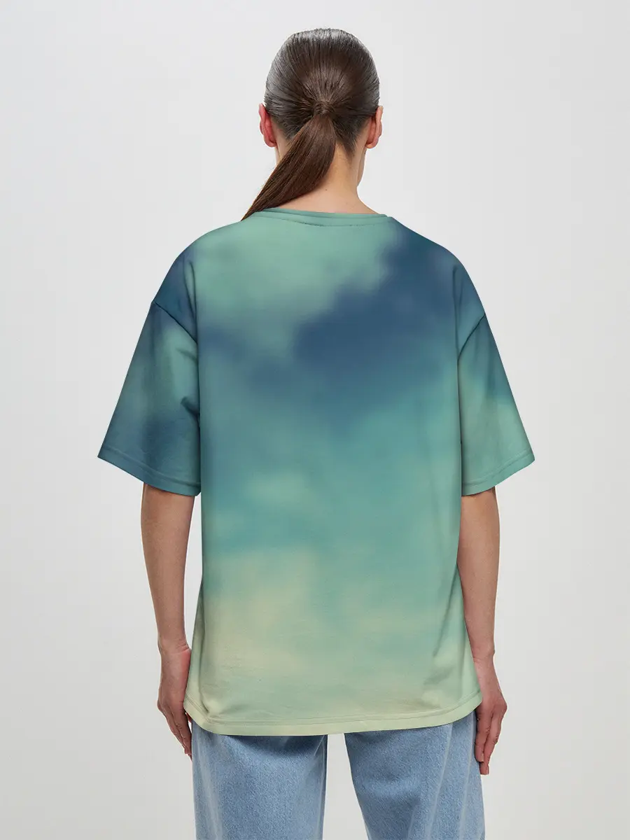 Женская футболка оверсайз / Рафталия