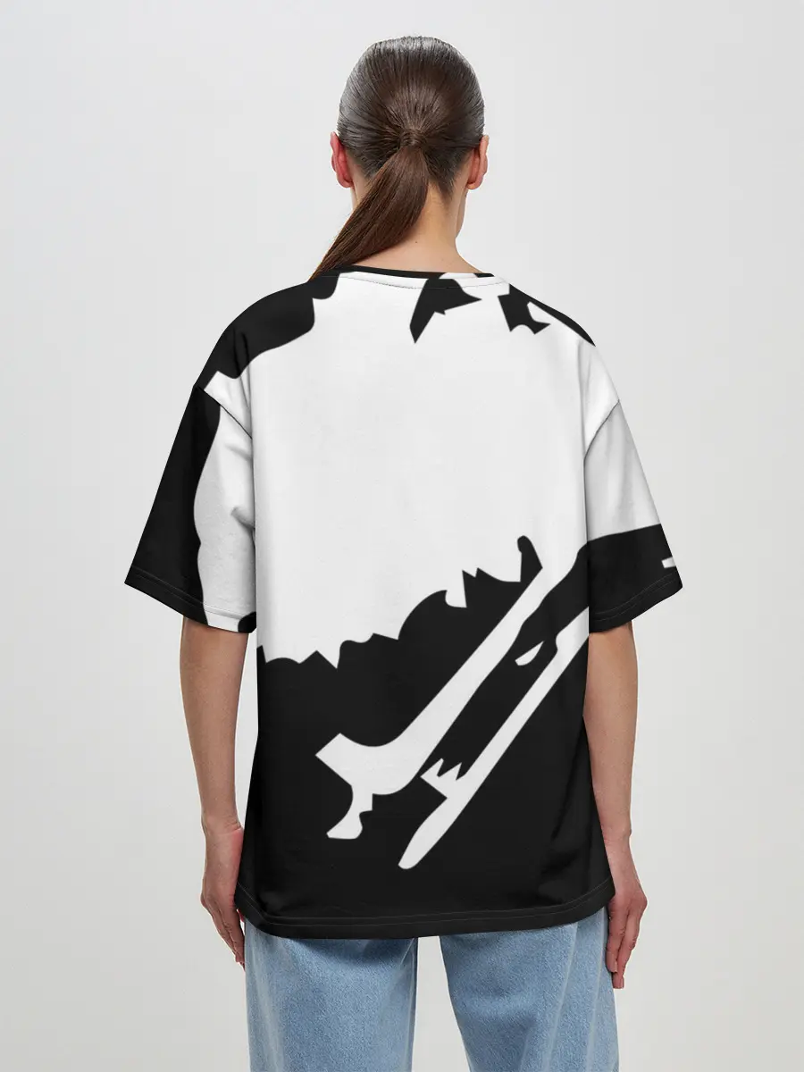 Женская футболка оверсайз / Marshmello