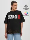 Женская футболка оверсайз / RED DEAD REDEMPTION 2