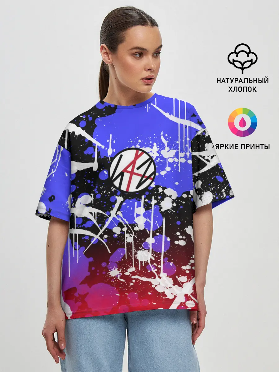 Женская футболка оверсайз / Stray kids