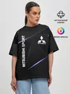 Женская футболка оверсайз / MITSUBISHI