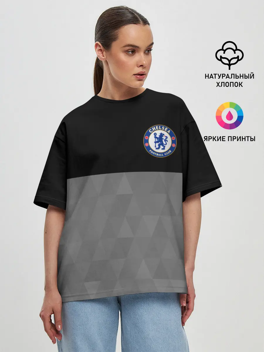 Женская футболка оверсайз / Chelsea London