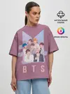 Женская футболка оверсайз / BTS