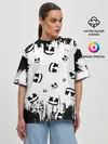 Женская футболка оверсайз / MARSHMELLO / МАРШМЕЛЛОУ