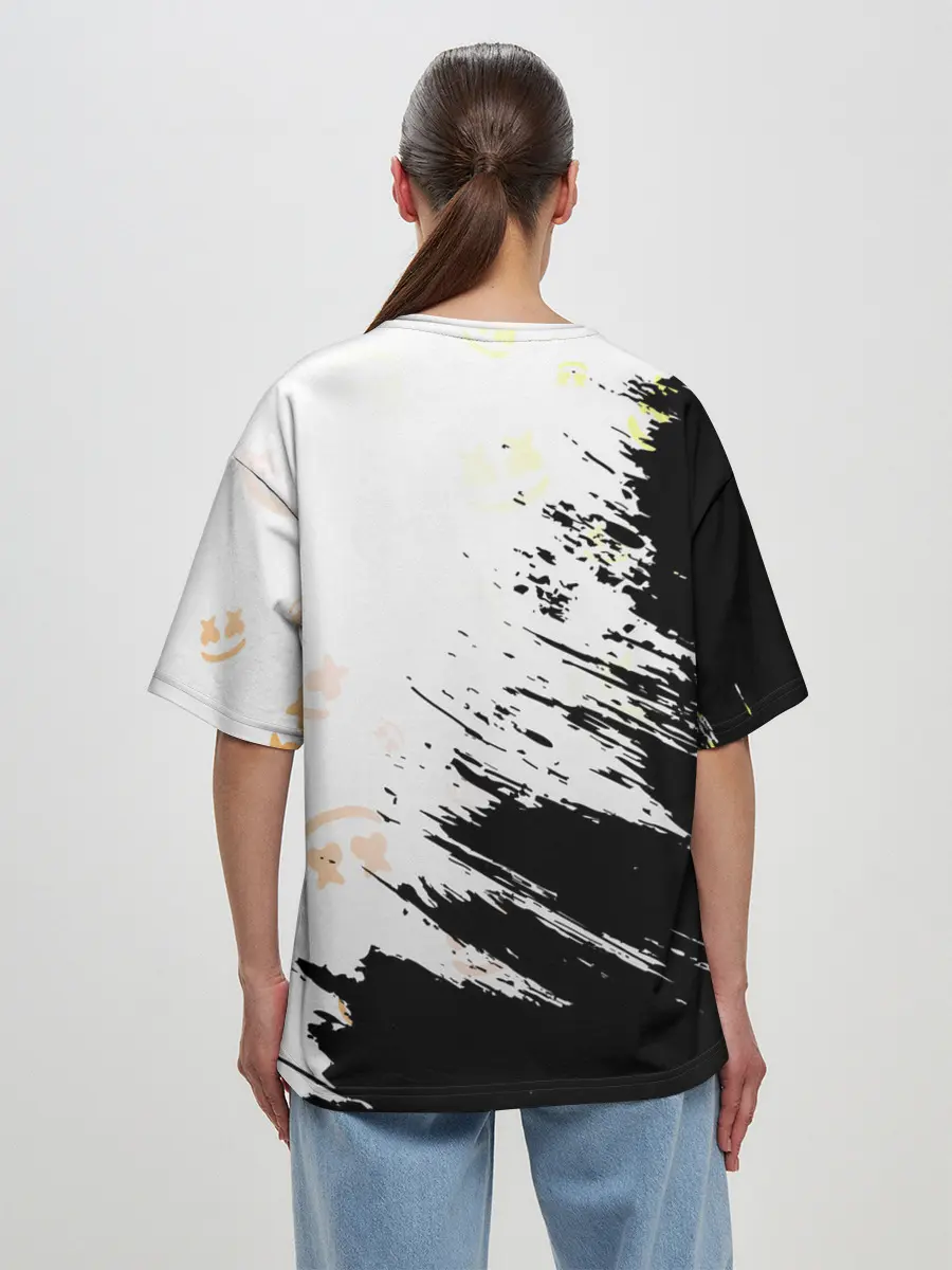 Женская футболка оверсайз / MARSHMELLO / МАРШМЕЛЛОУ