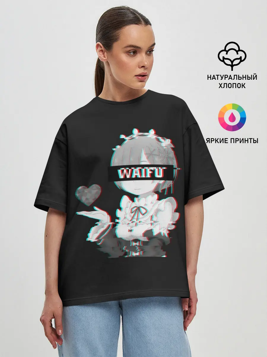 Женская футболка оверсайз / Re:Zero