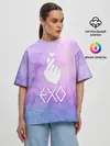 Женская футболка оверсайз / EXO
