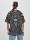Женская футболка оверсайз / Skulls