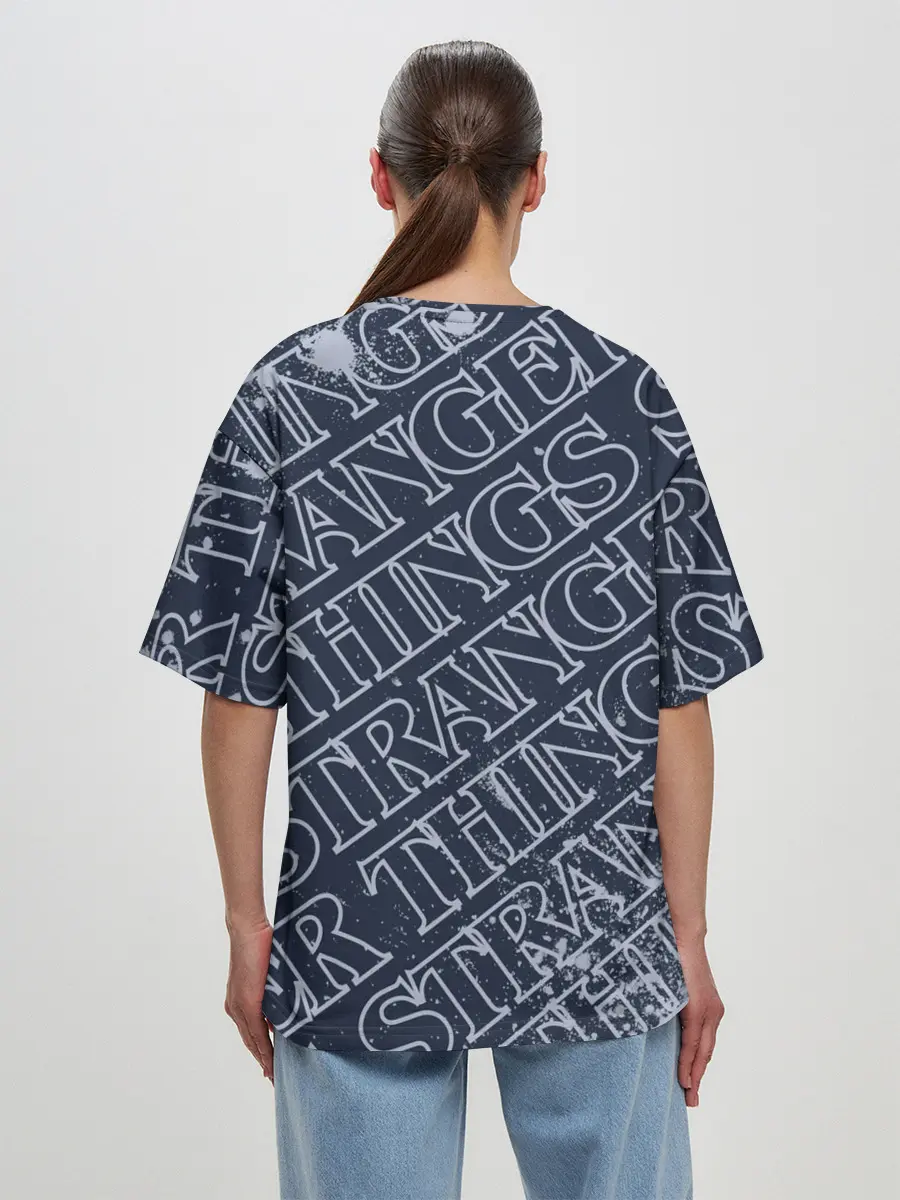 Женская футболка оверсайз / ОЧЕНЬ СТРАННЫЕ ДЕЛА / STRANGER