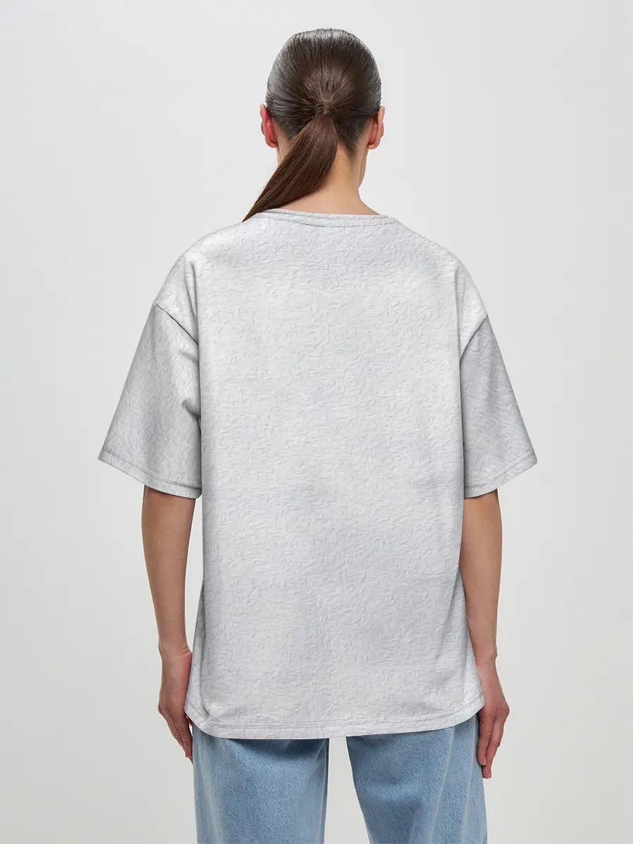 Женская футболка оверсайз / ROBERT PATTINSON