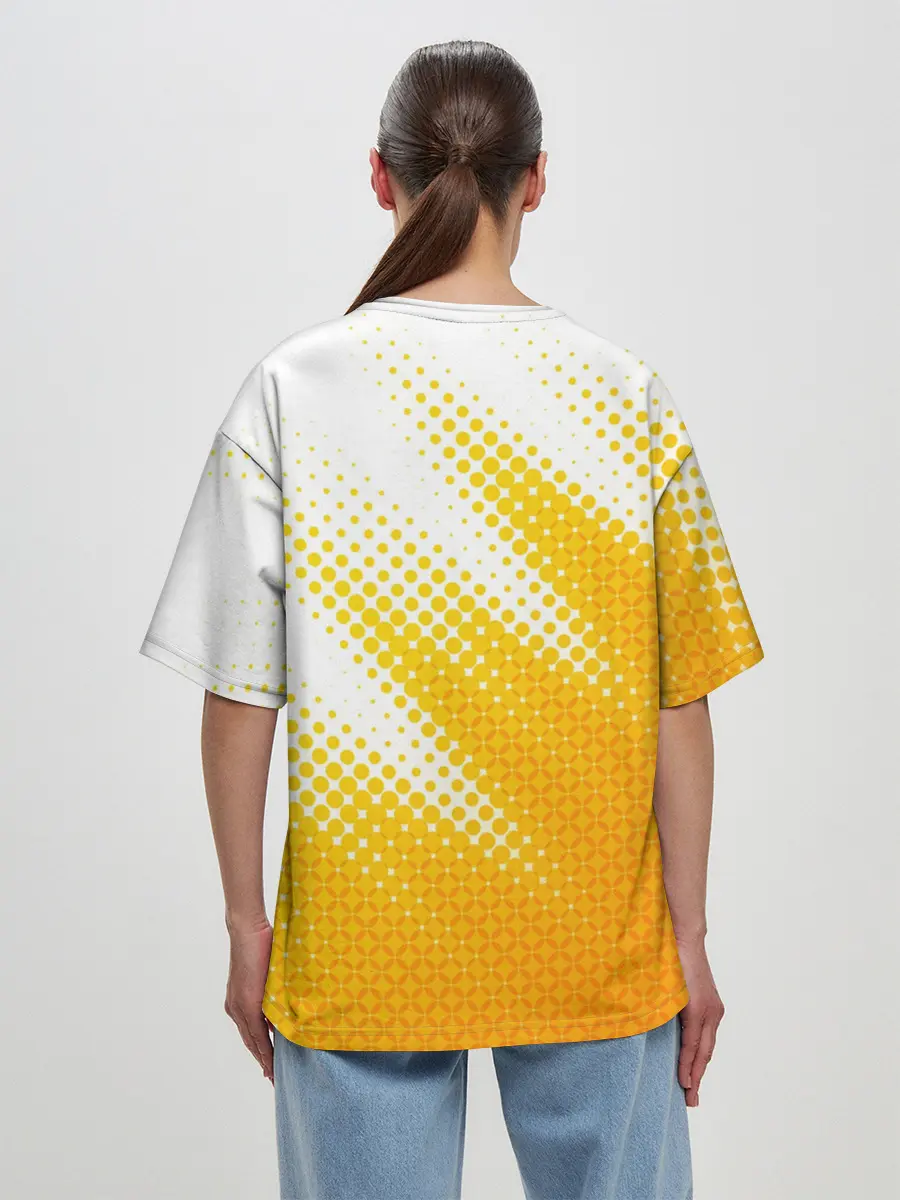 Женская футболка оверсайз / Pikachu Pika Pika