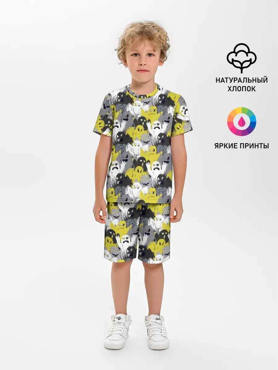 Детская пижама с шортами / Привидения