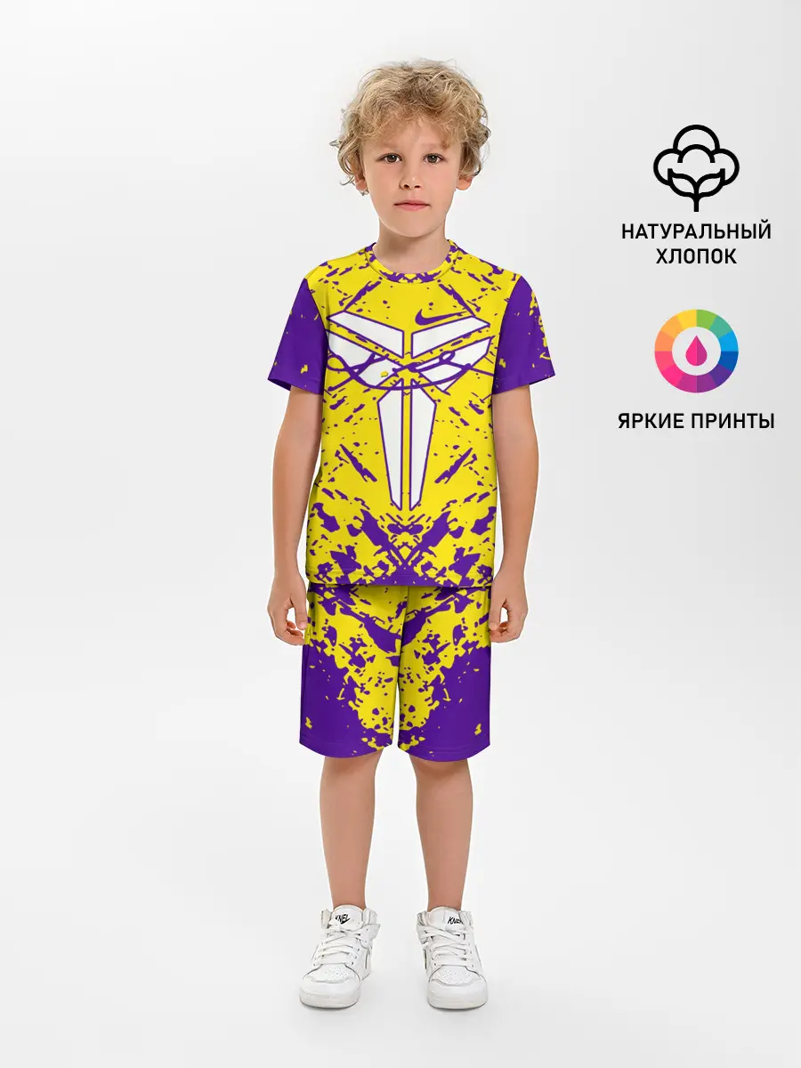 Детская пижама с шортами / ЛЕЙКЕРС| LOS ANGELES LAKERS,