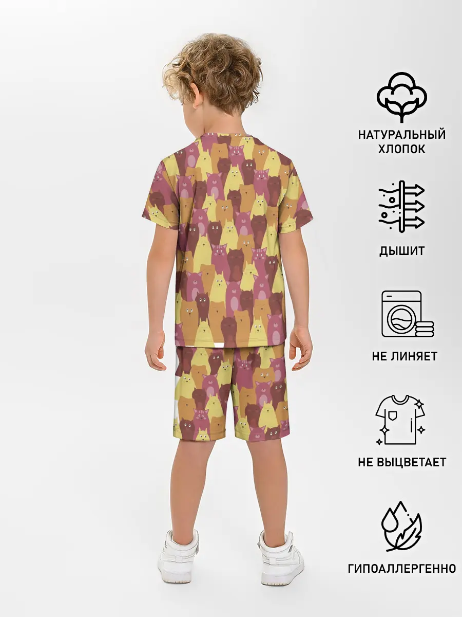 Детская пижама с шортами / BEAUTIFUL CATS