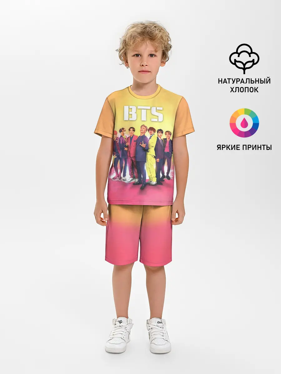 Детская пижама с шортами / BTS