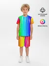 Детская пижама с шортами / Перелив цвета