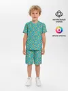 Детская пижама с шортами / Летняя текстура