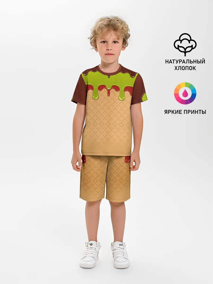 Детская пижама с шортами / Мороженое | Ice Scream