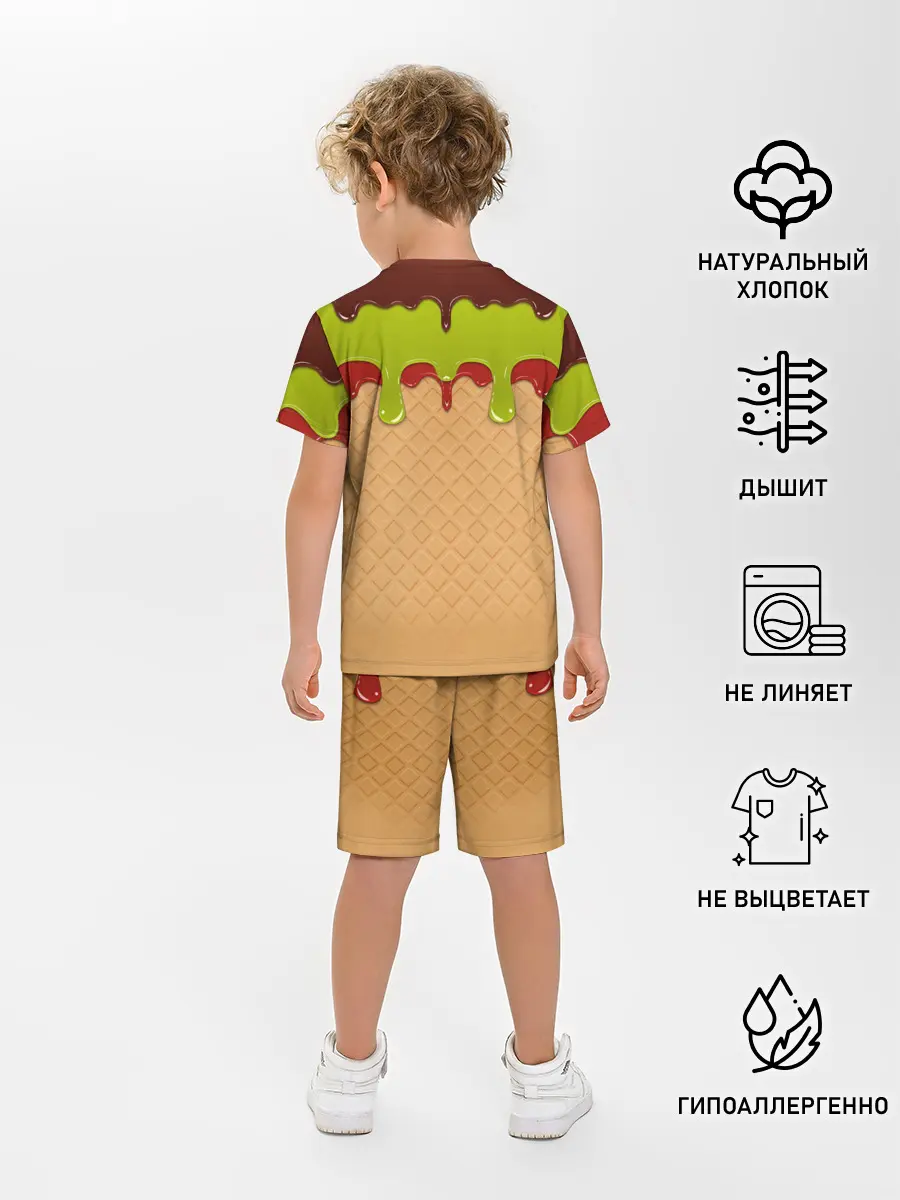 Детская пижама с шортами / Мороженое | Ice Scream