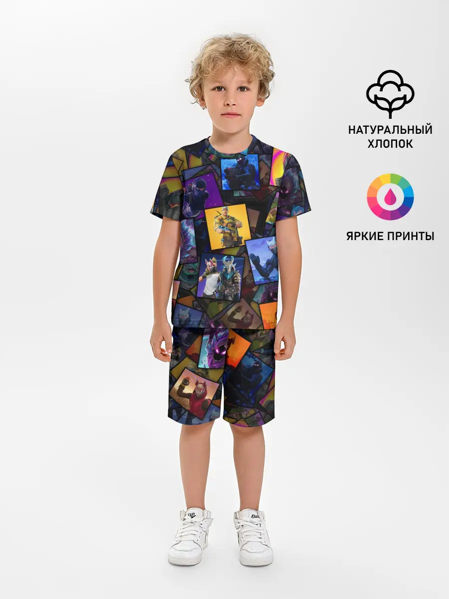 Детская пижама с шортами / FORTNITE | ФОРТНАЙТ